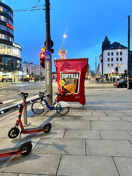 Koselig Leilighet I Sentrum Av Oslo Med Byutsikt! Luaran gambar