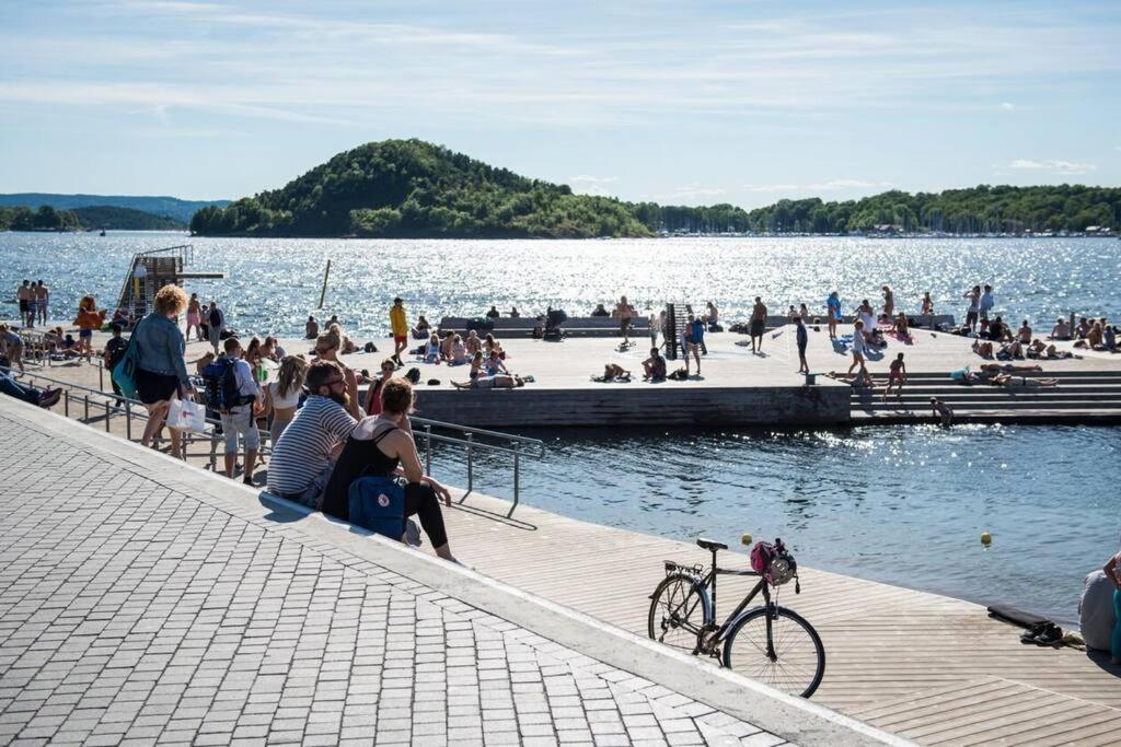 Koselig Leilighet I Sentrum Av Oslo Med Byutsikt! Luaran gambar