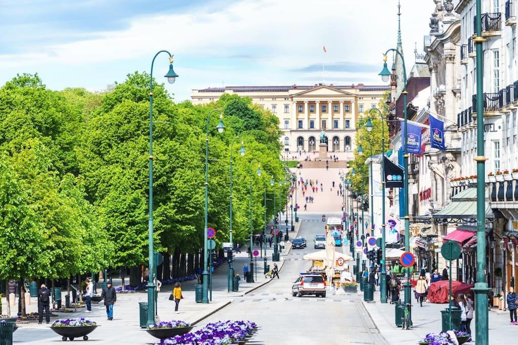 Koselig Leilighet I Sentrum Av Oslo Med Byutsikt! Luaran gambar